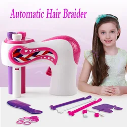Machine à tresser les cheveux électrique automatique, bricolage, rouleau à tricoter torsadé, outils de coiffure, jouets pour filles 
