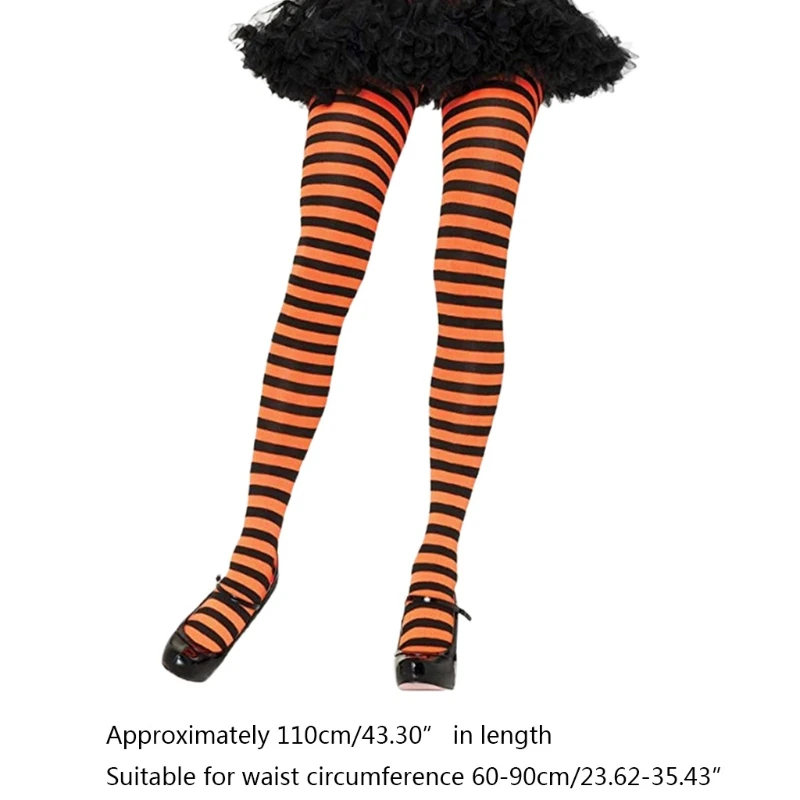 Gestreifte Ringel-Strumpfhose Damen – Blickdichte Leggings In Schwarz-Rosa | Perfekt Für Cosplay & Karneval