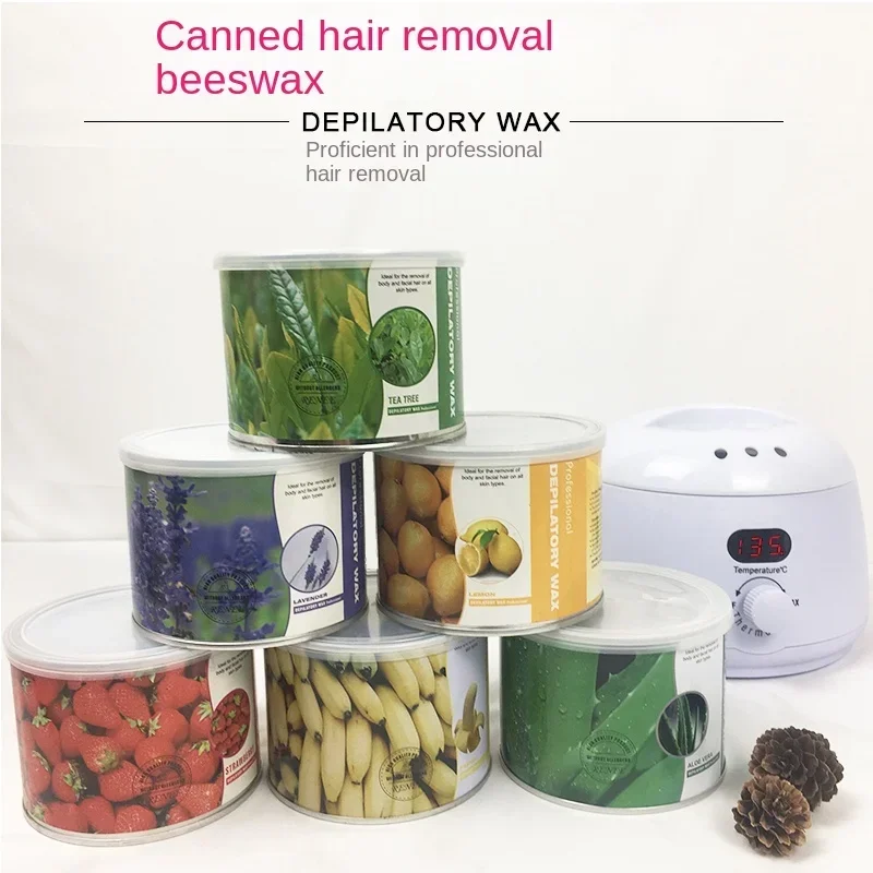 110V/220V Efficient Wax Heater for Brazilian and Can Wax Tear Off Soft for Full Body Hair Removal, Perfect Men and Women