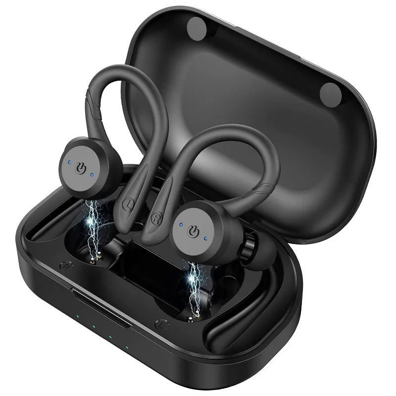 

Беспроводные наушники Bluetooth 5,0, шумоподавляющие наушники, двойной микрофон, HD вызов, HIFI стерео спортивная Гарнитура для смартфона IPX7