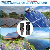 Kit de connecteurs solaires PV, 1/6/10 pièces, prise de panneau photovoltaïque 1000V 30A avec clé pour câble MC4 2.5/4/6 mm2 B2 6