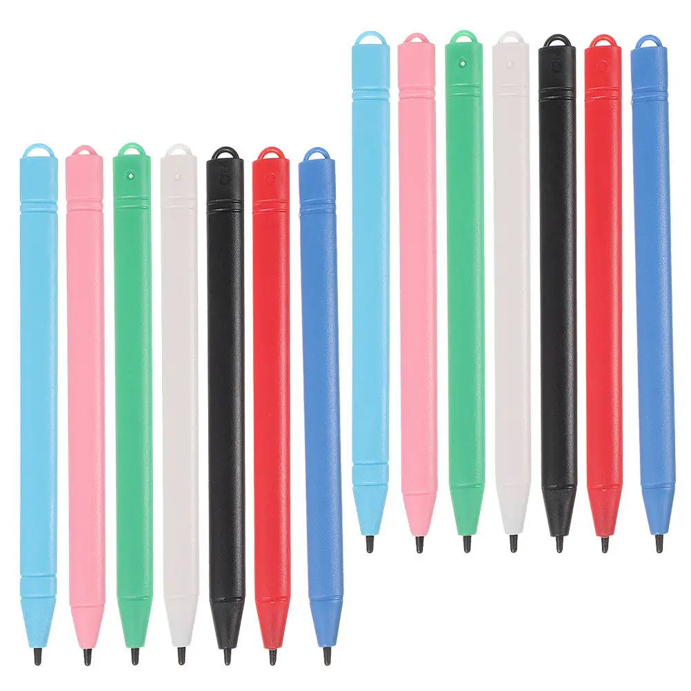 14Pcs LCD 쓰기 태블릿 용 스마트 스타일러스 펜 낙서 보드 스타일러스 학습 필기 용 터치 스크린과 호환 가능