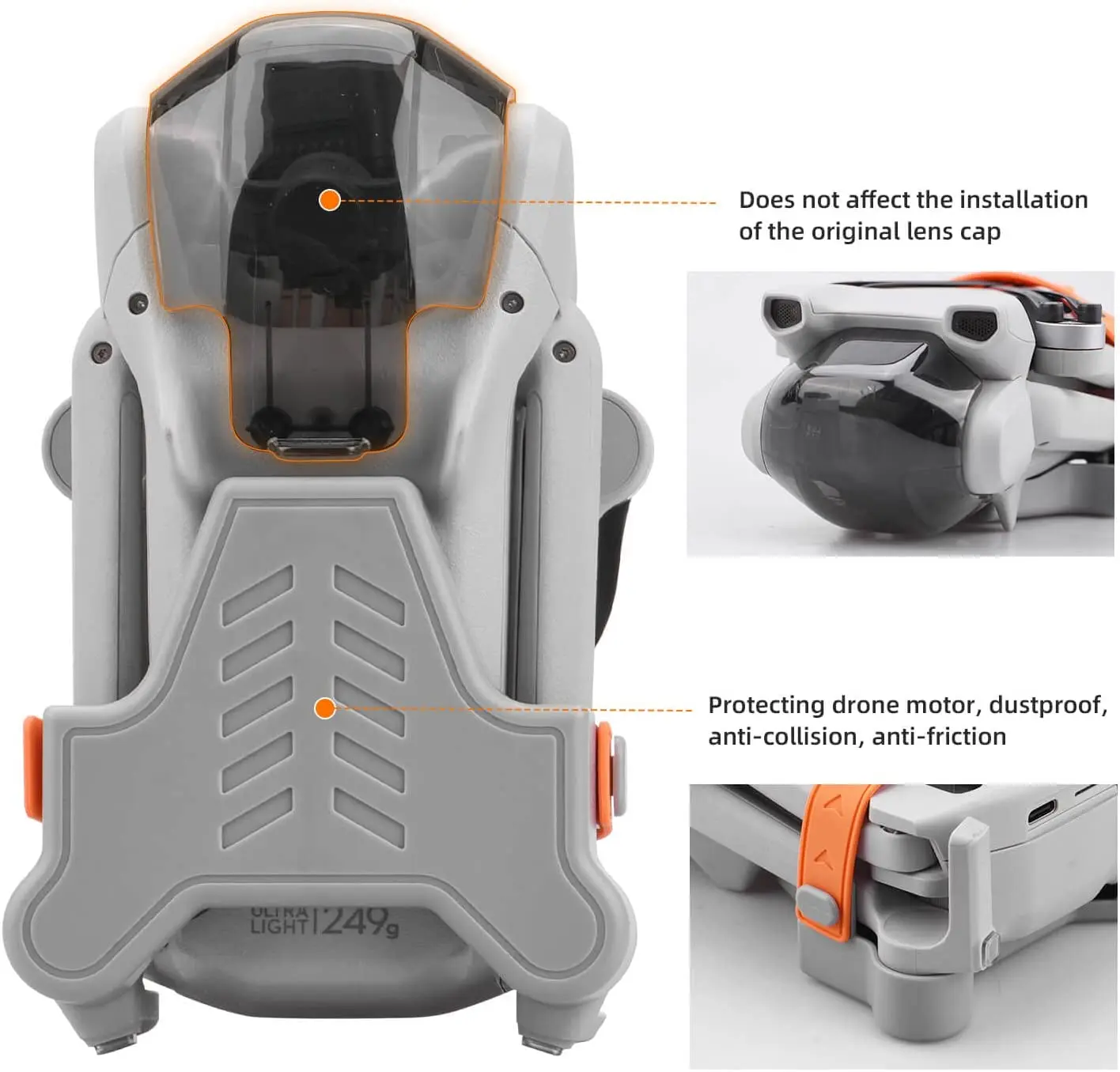 Per Dji Mini 3 / Mini 3 Pro Supporto Per Elica, Stabilizzatore Di Protezione Per Cinturino Prop Per Accessori Per Droni Dji Mini Serie 3 Rc