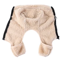 Vêtements d'hiver pour chiens de petite et moyenne taille, combinaison polaire chaude pour animaux de compagnie, pyjama Yorkie carlin, chemise de nuit, salopette pour garçons et filles, chiot 4
