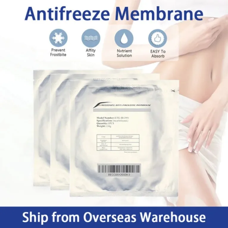 

Factory Price Anti Freeze Membrane 27*30 34*42Cm Anti Freezeing Anti-Freezed Pad For Cryo Therapy Fast