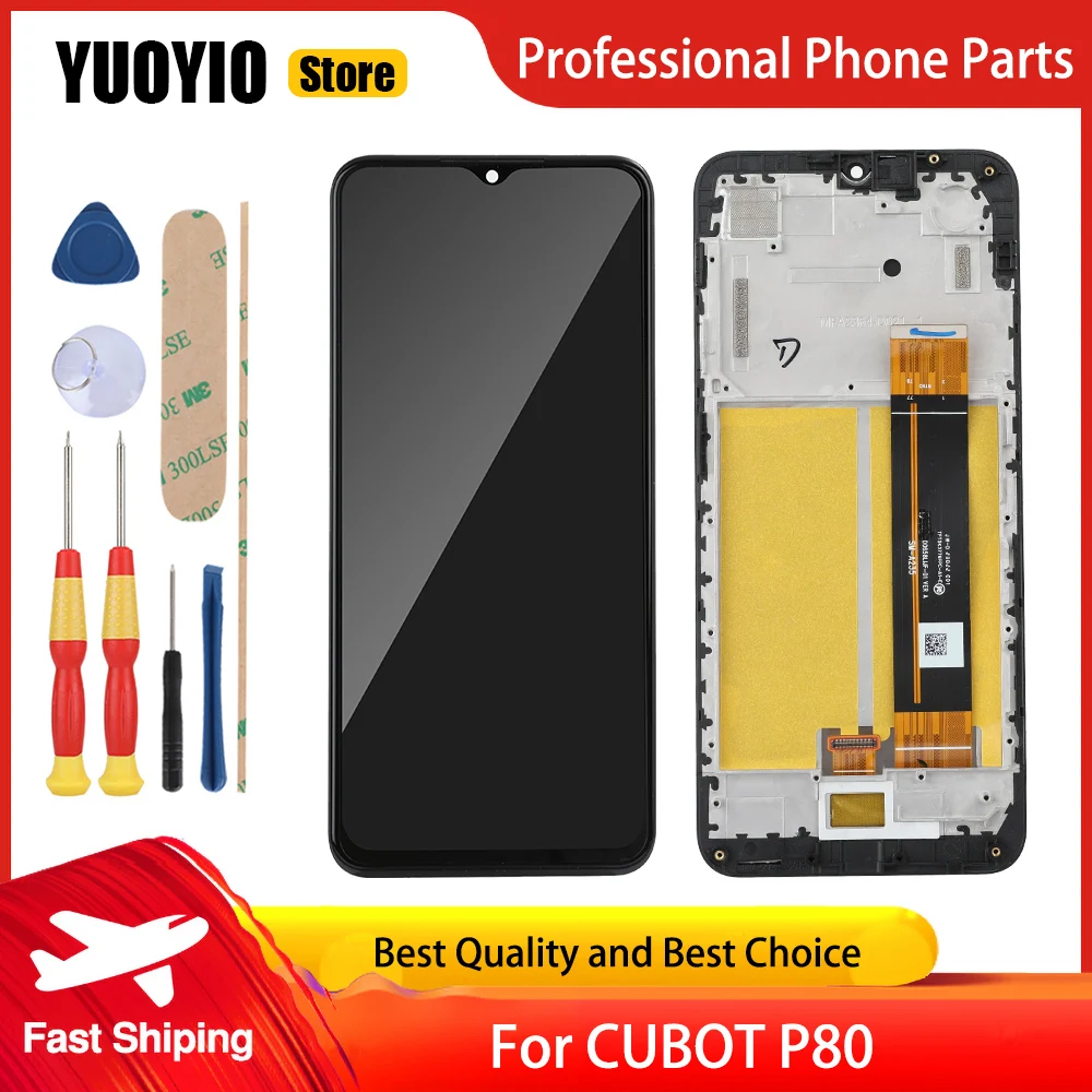 Schermo LCD Completo Con Tool Per Cubot P80 – Display Touch Originale, 3 Mesi Di Garanzia