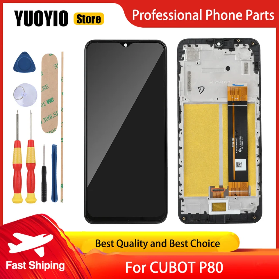 Display LCD Cubot P80 Con Touch Screen E Kit Attrezzi - Ricambio Completo