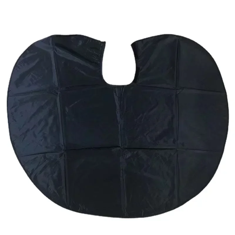 Hair Dye Tools Short Square Black Waterproof Hairdressing Salon Barber Hair Cutting Cape Cloth Wrap Hairdressing Cape Barber 5
