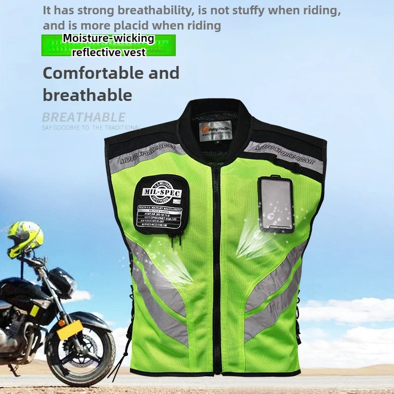 Motorcycle Night Wear Reflective Vest Motorcycle Travel Clothing Off-road Racing Clothing PRO-BIKER Genuine