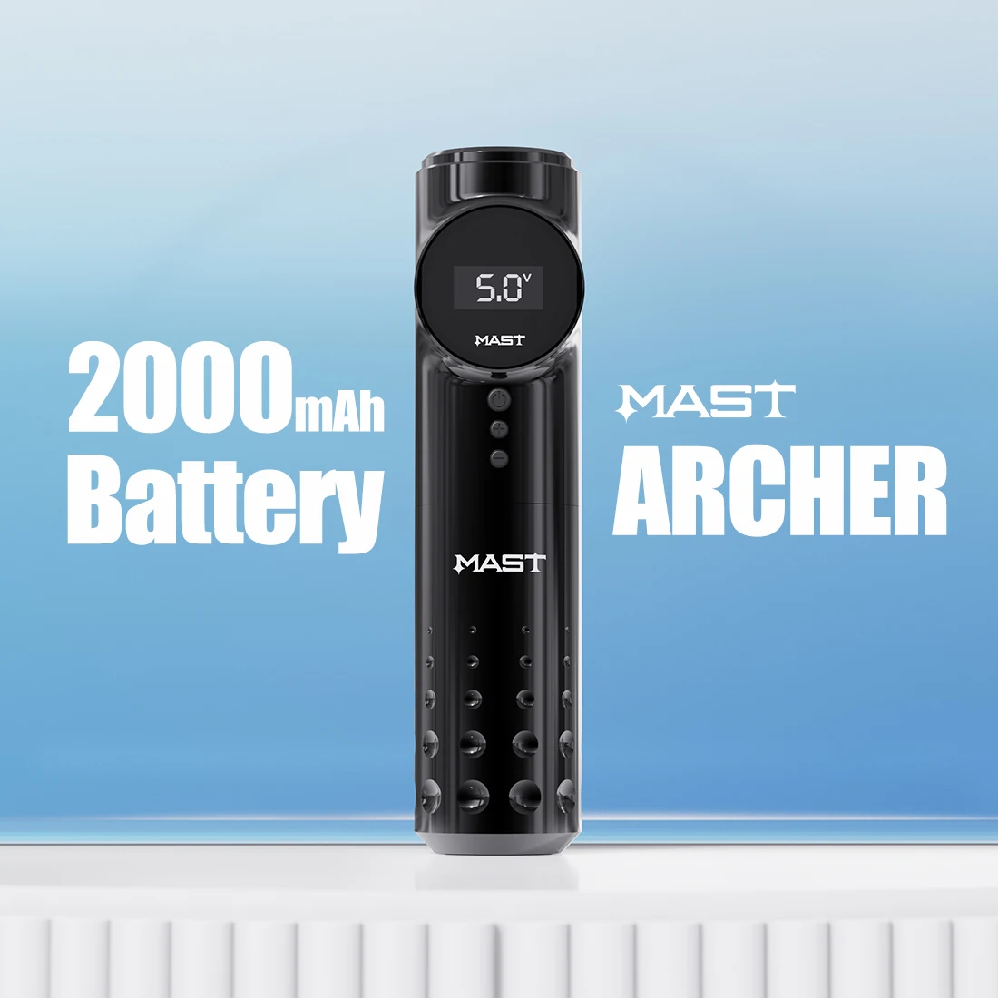 Mast Archer - Machine à Tatouer Sans Fil Style Stylo Rotatif - Batterie Puissante Et Dégradé De Bleu