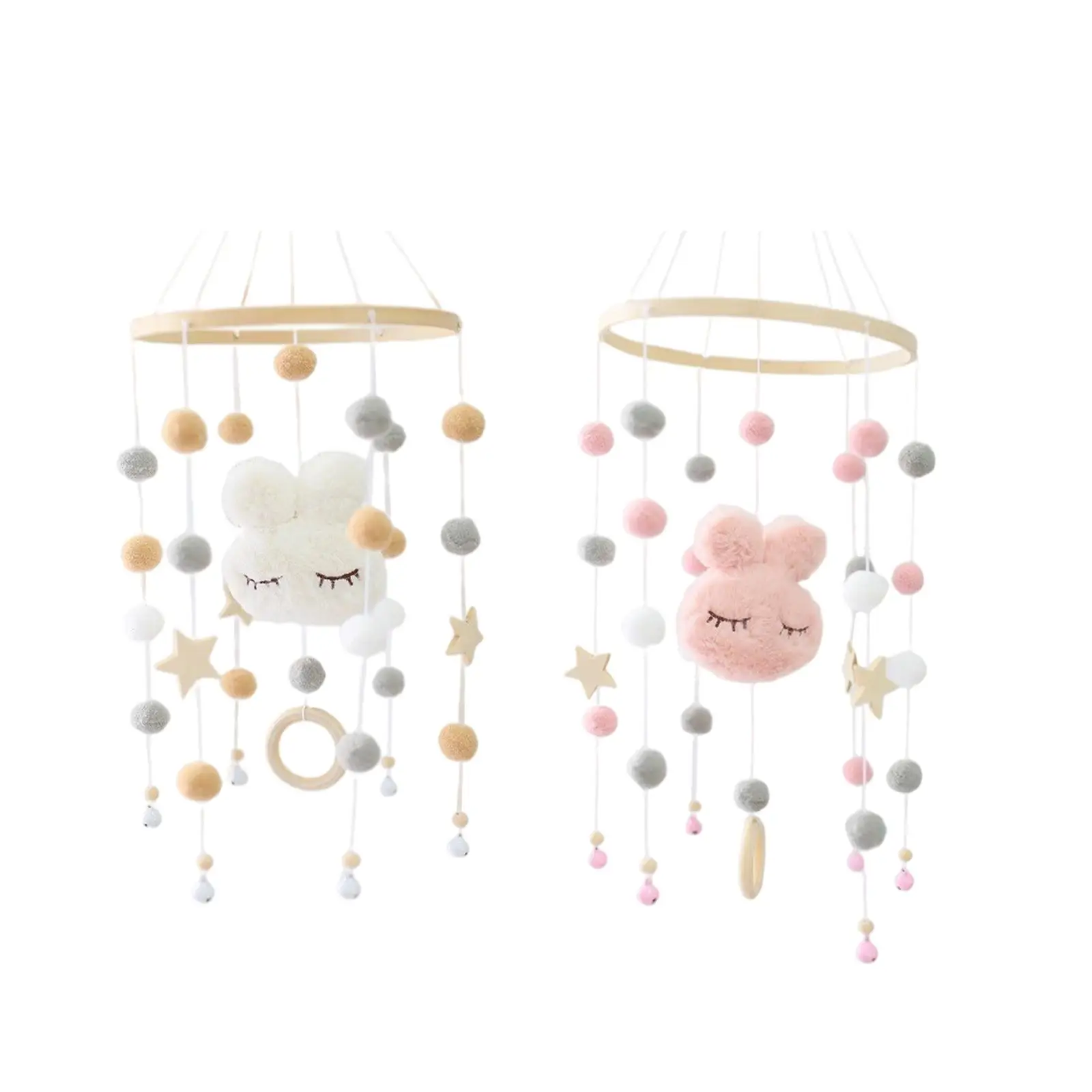 Baby Mobile Rattle Newborn Baby Toys Mobile Wind Chime Rattle Crib