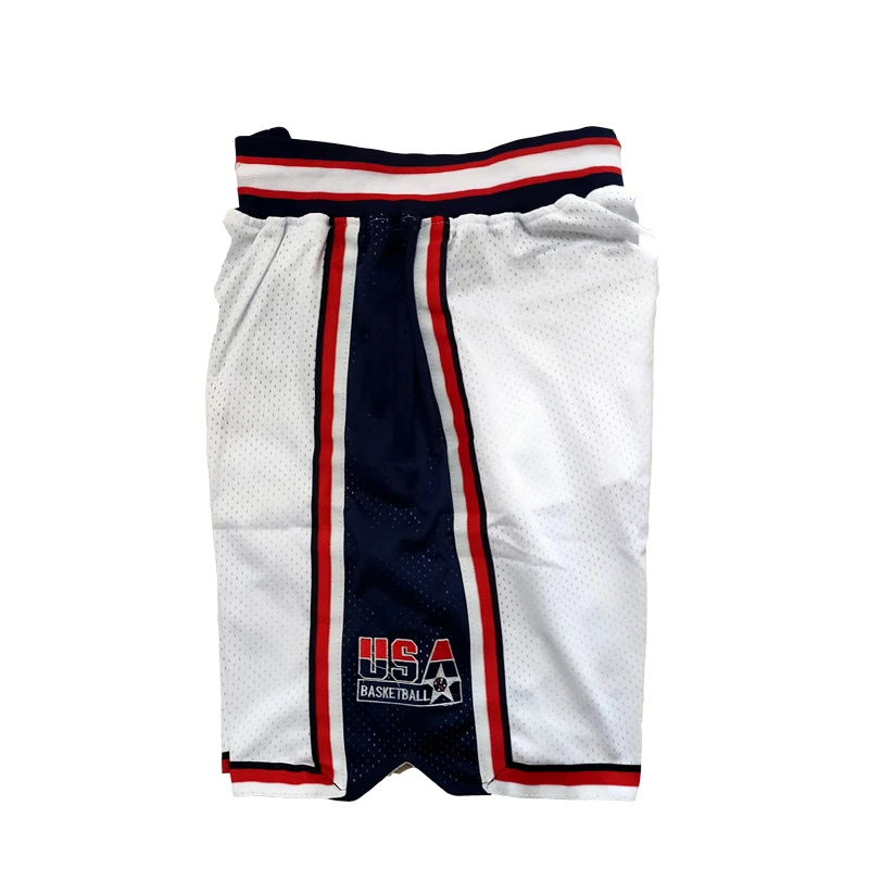 1992 American Dream Team Basketball Shorts Outdoor Sports Casual Beach Shorts Ventilated Quick Drying Popular Fashion