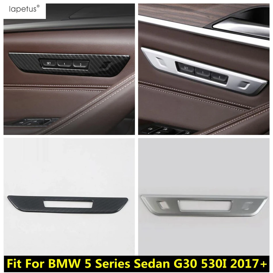 

ABS Seat Adjustment Memory Button Switch Panel Decoration Cover Trim Accessories For BMW 5 Series Sedan G30 530I 2017 - 2023