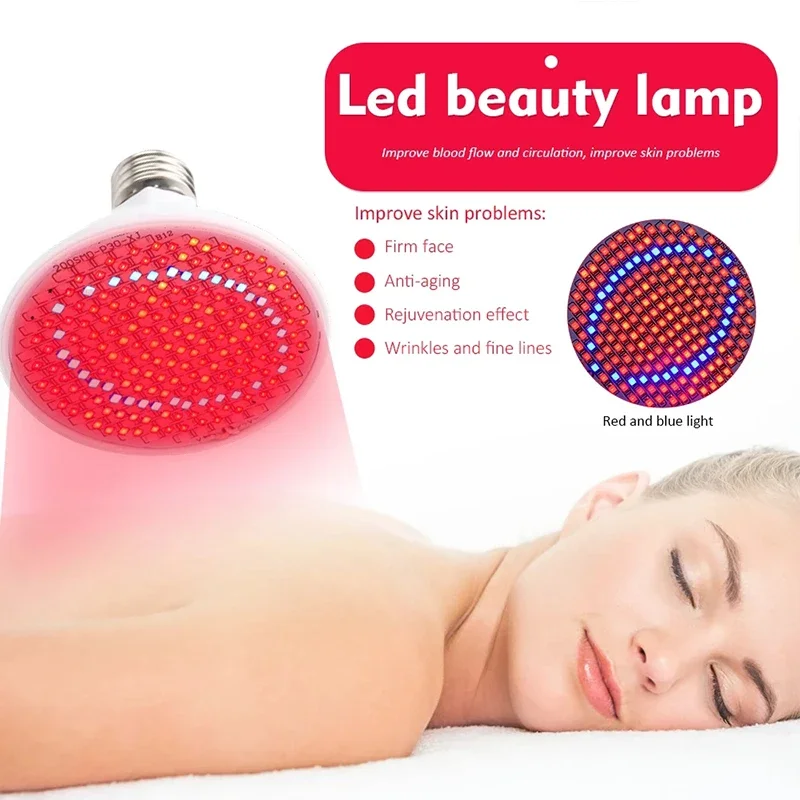 Red LED Anti-Aging Therapy , Red Light Therapy for Skin Rejuvenation, Anti-aging, Firm Skin, Wrinkle Removal, Blood Circulation