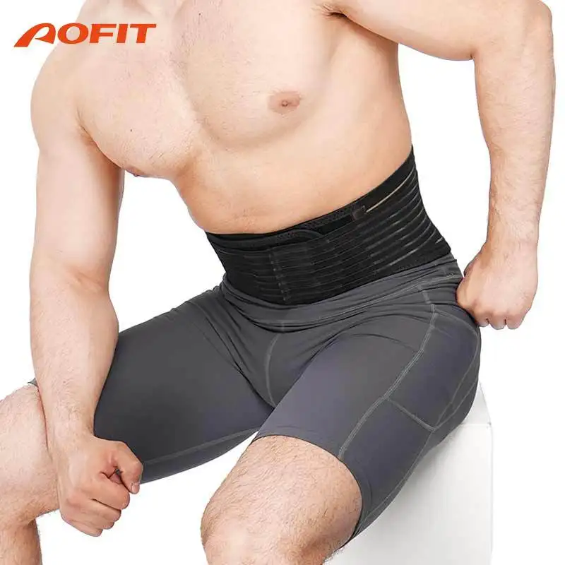 

AOFIT Adjustable Tourmaline Self Heating Magnetic Therapy Back Waist Support Belt Lumbar Brace Massage Band Health Care