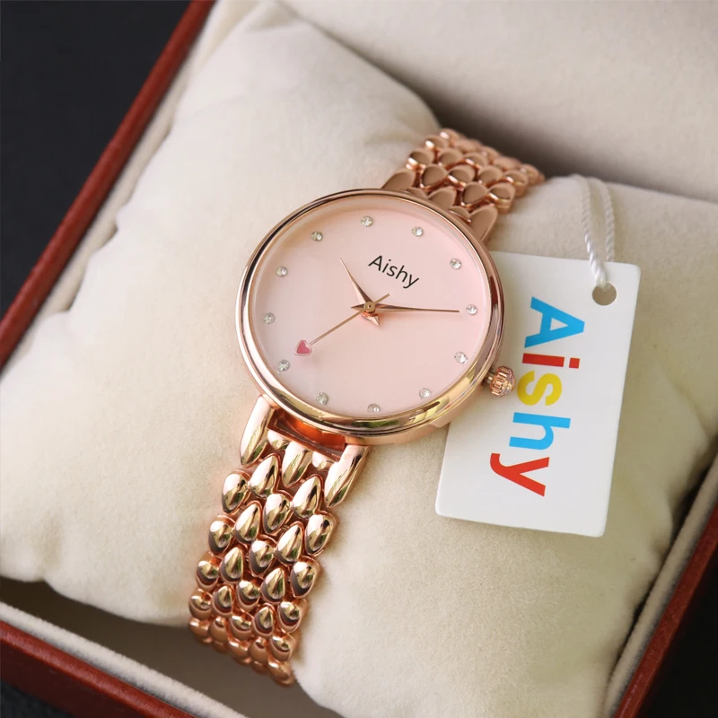2023 Year Watch with Box Women Minimalist Design Wristwatch Big Dial Women's Fashion Creative Watch with  Gift for Drop shipping