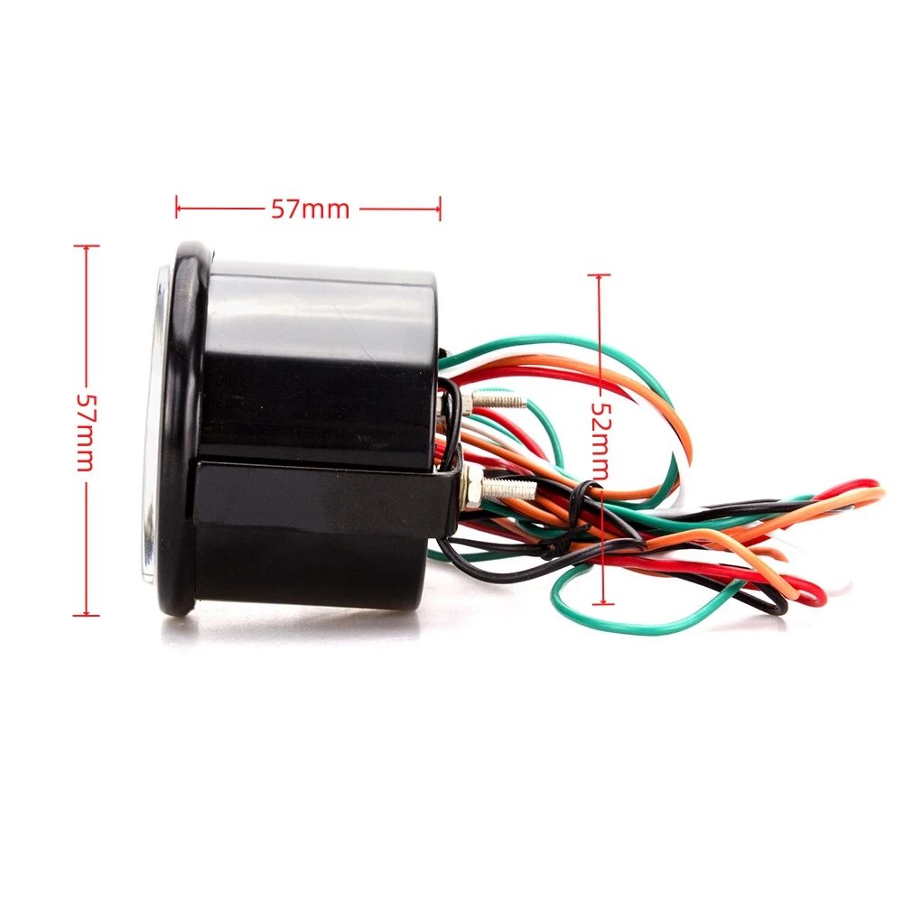 52mm Tachometer RPM Water Temp Oil Temp Oil Press Exhaust Voltmeter Boost Vacuum AFR Gauge Red Blue Backlight LCD Display automobile gauge led voltmeter lcd gauge voltmeter water temperature gauge boat gauge motorcycle temperature gauge
