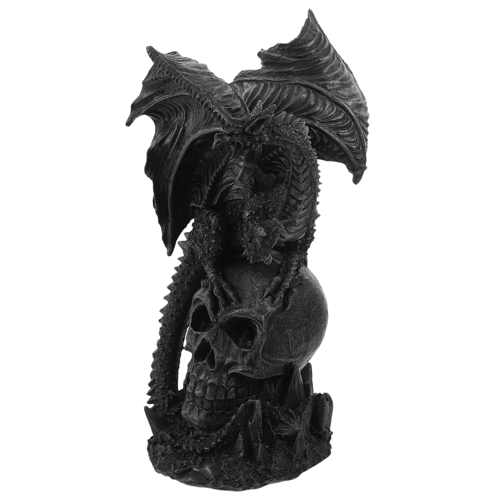 

Halloween Lava Saint Gothic Decoration Outdoor Dragon Statue Crafts Household Desktop Resin Ornament Evil