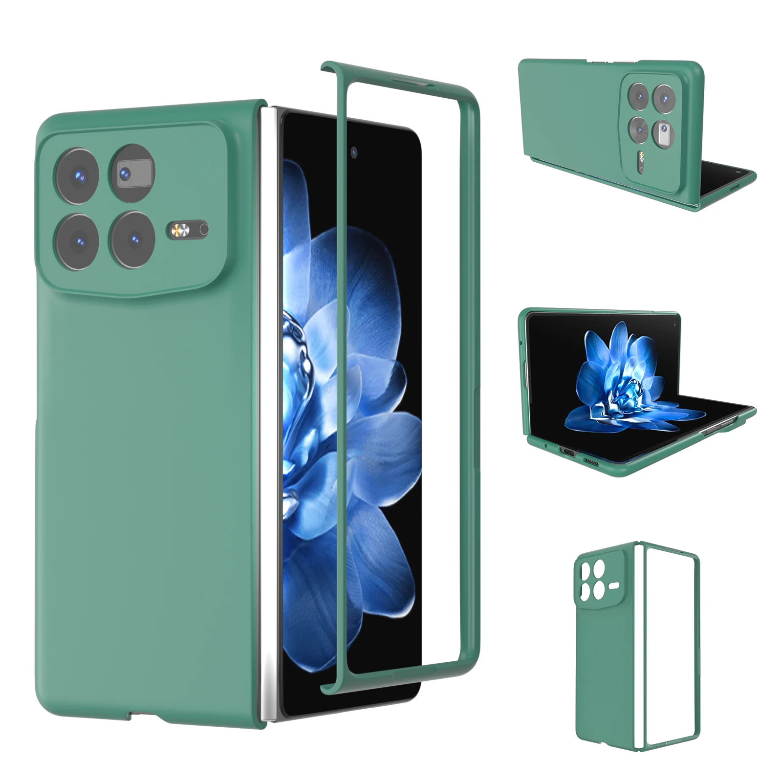 Ultra-Thin Skin Feel Hard Case - Anti-Fouling, Comfortable Grip, Super Slim Folding Protective Cover