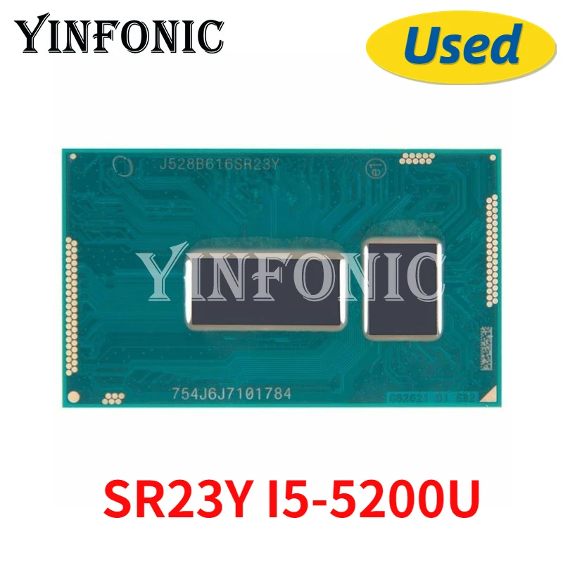 

Used SR23Y I5-5200U CPU BGA Chipset with ball tested 100% working
