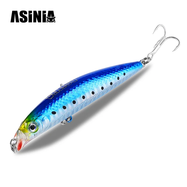 Minnow Fishing Lures, Hard Fishing Bait, Asinia Lure, Asinia 9cm