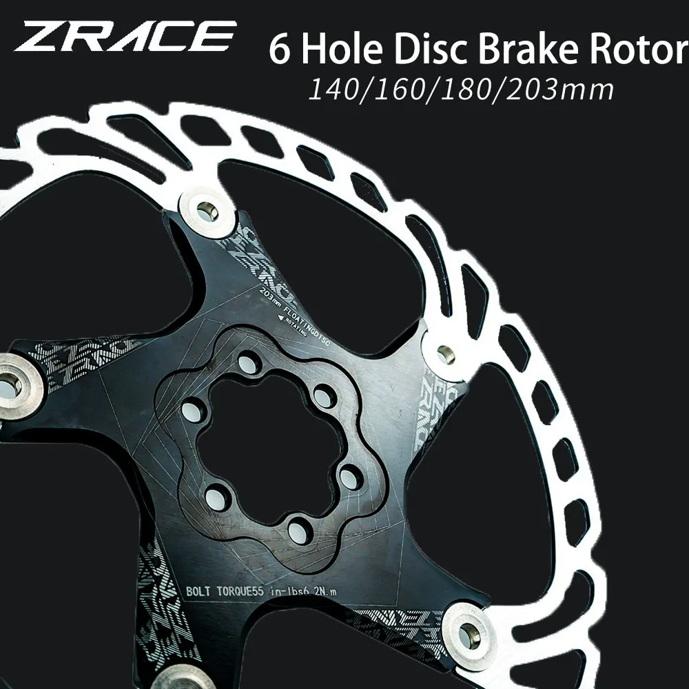 ZRACEMTBBrakeDiscBrakeRotor140mm160mm180mm203mmStrongHeat