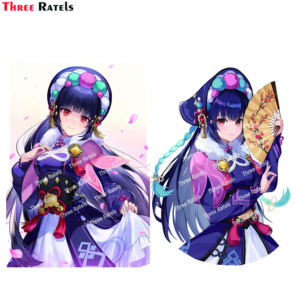 

Three Ratels H433 Yun Jin Genshin Impact Waterproof Stickers And Decals For Laptop Desk Mirror toilet Decoration