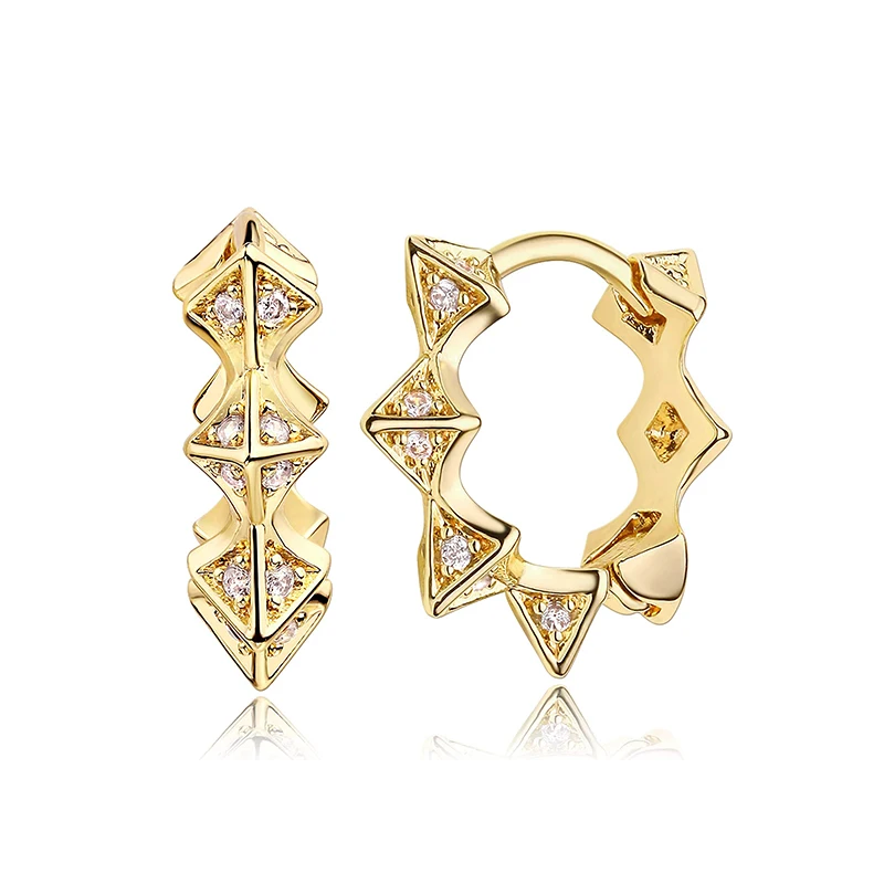 HuitanDaintyRivetHoopEarringswithCubicZirconiaStylishCircleEarringsforWomenY2KGirlsAccessoriesStatementJewelry-AliExpress36