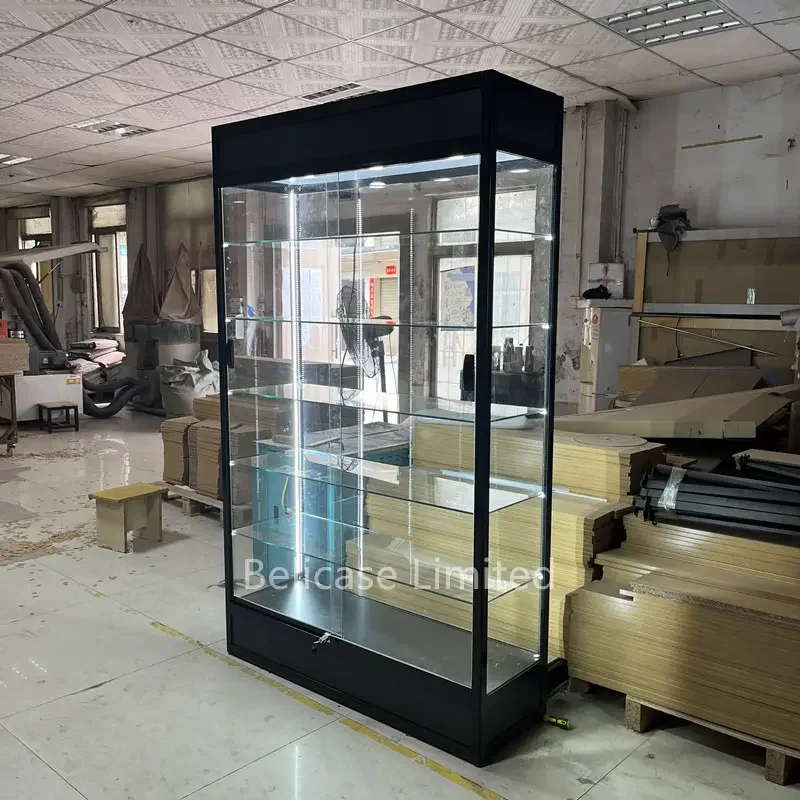 

custom，Factory Direct Sales Showcase Four Layer Stand Glass Display Used High Glass Cases