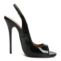 Sandales pour femmes 2025 chaussures d'été talons hauts Hey Si Mey tendances noir rouge dame pompes fête Slingback chaussure de danse femme grande taille 5