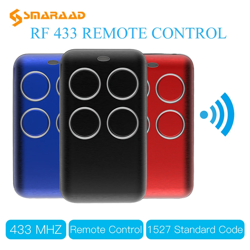 Wireless RF Receiver Learning Code Decoder 433MHz Remote Control Key 4 ...