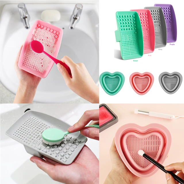 Silicone Washing Brush Scrubber Board Brush  Silicone Brushes Cleaner Pad  - Soft - Aliexpress