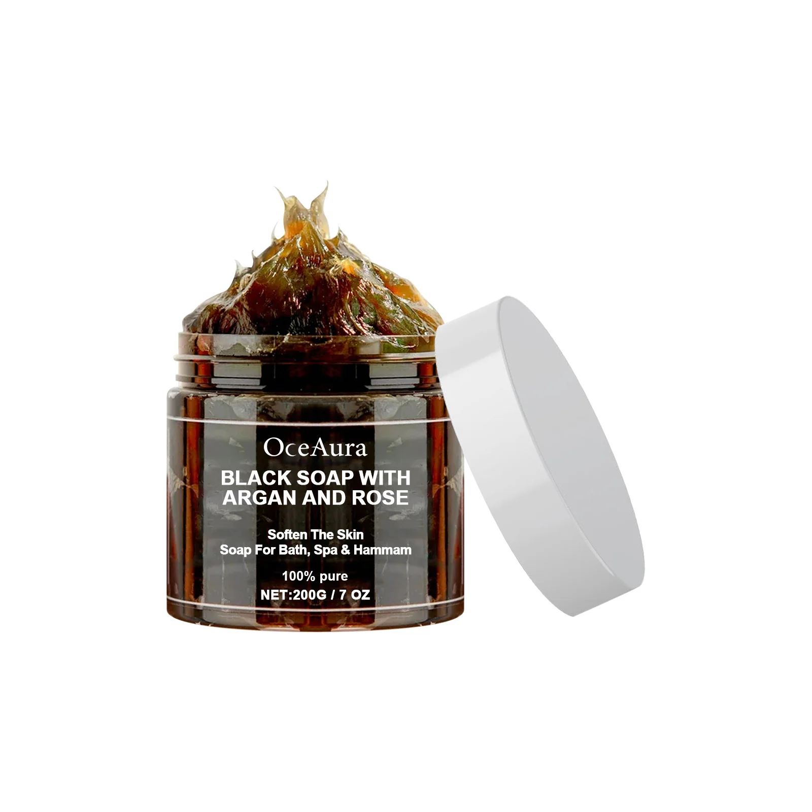 Body Scrub Soap Black Cleansing Soap Deep Exfoliating Moisturizing Soft Skin Darkness Remover Oil Control Reduce Acne Brighten Body