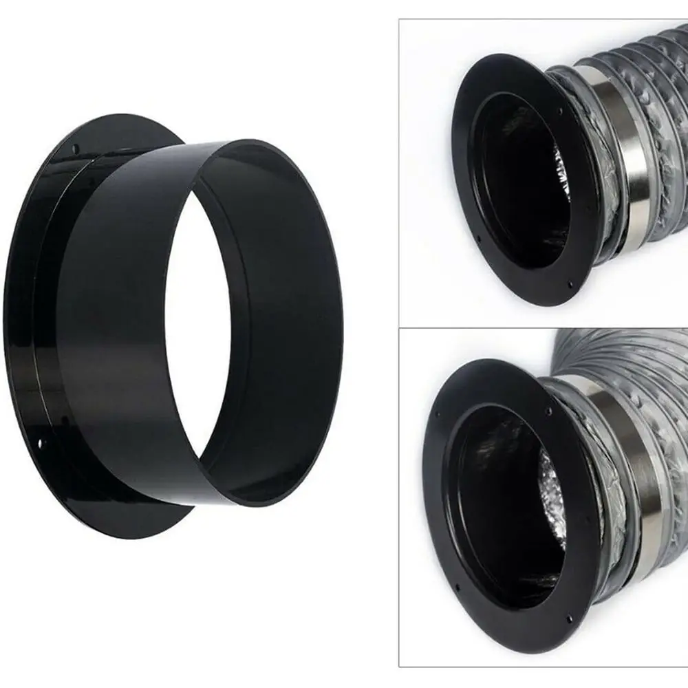 Black Plastic Ventilation Pipe Joint Connector for Air Pipe
