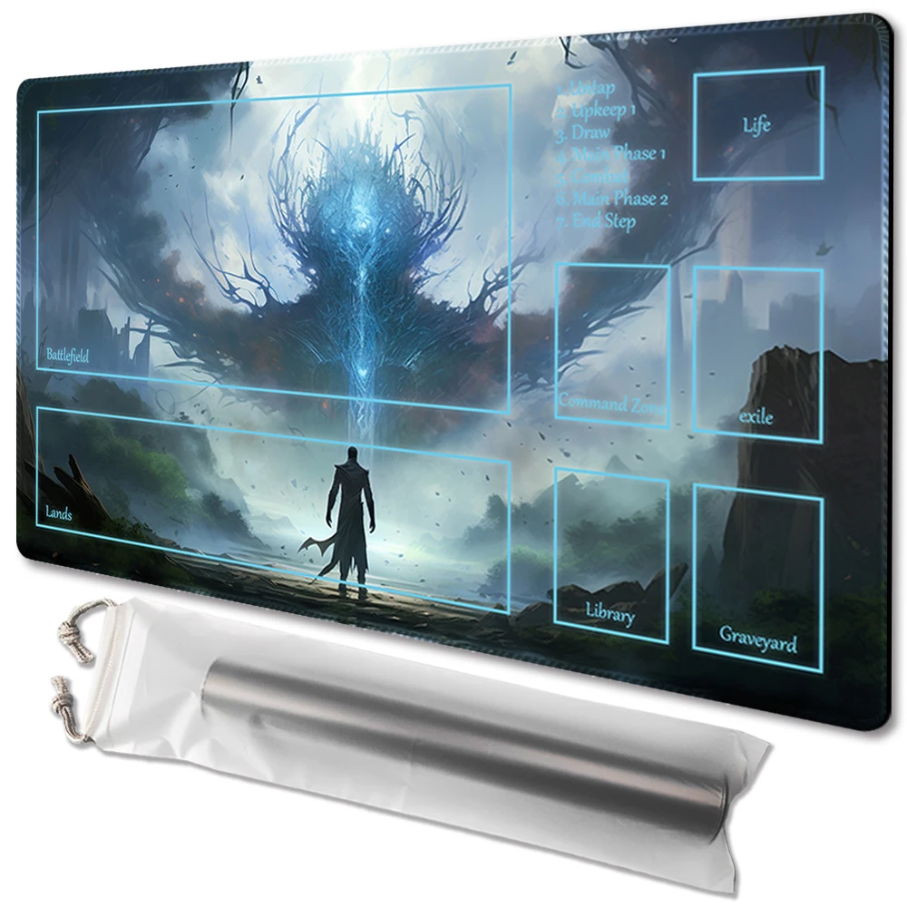 

Divine summon - Board Game TCG Playmat Table Mat Game Size 60X35 CM Mousepad Compatible for MTG CCG