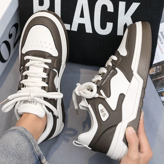 Men's Sneakers New Breathable Mesh Running Shoes Trendy Chunky Vulcanized Shoes 2025 Summer Mesh Breathable Tennis Shoes for Men 2