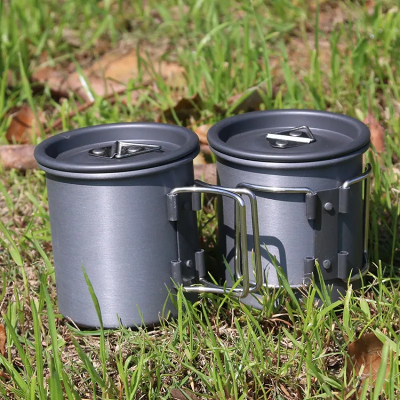 Folding cup 200ml/300ml portable home titanium kitchen tableware