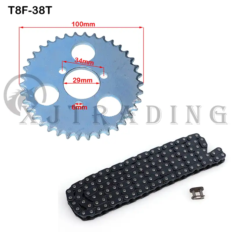 T8F 38/44/54/58/64/74T Teeth Sprocket With T8F 136L Links chain