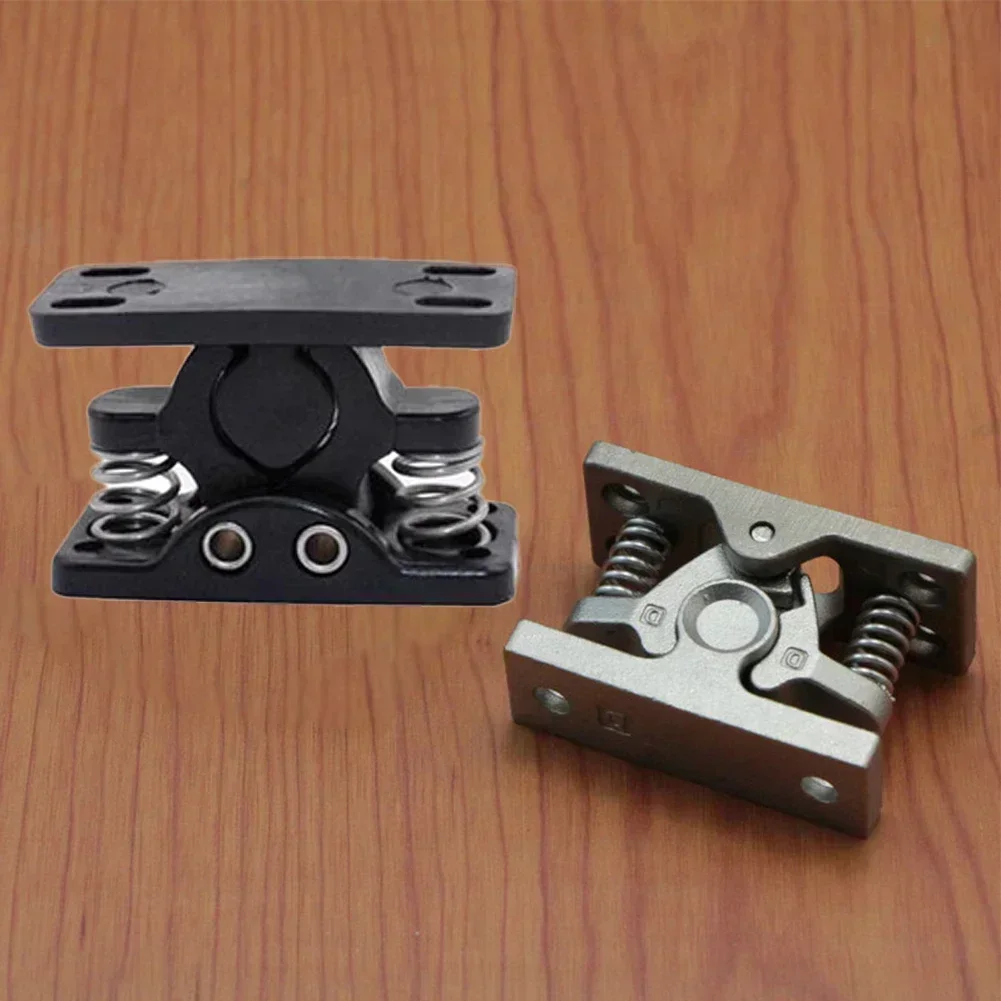 Double Roller Catch With Spring Loaded Door Lock Stop Clamp RV Door Clamp Clip For Caravan Motorhomes Functional Stops