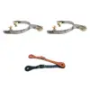 2Pcs Western Horse Spur Premium Cowboy Spur for Competition Boots Training 4