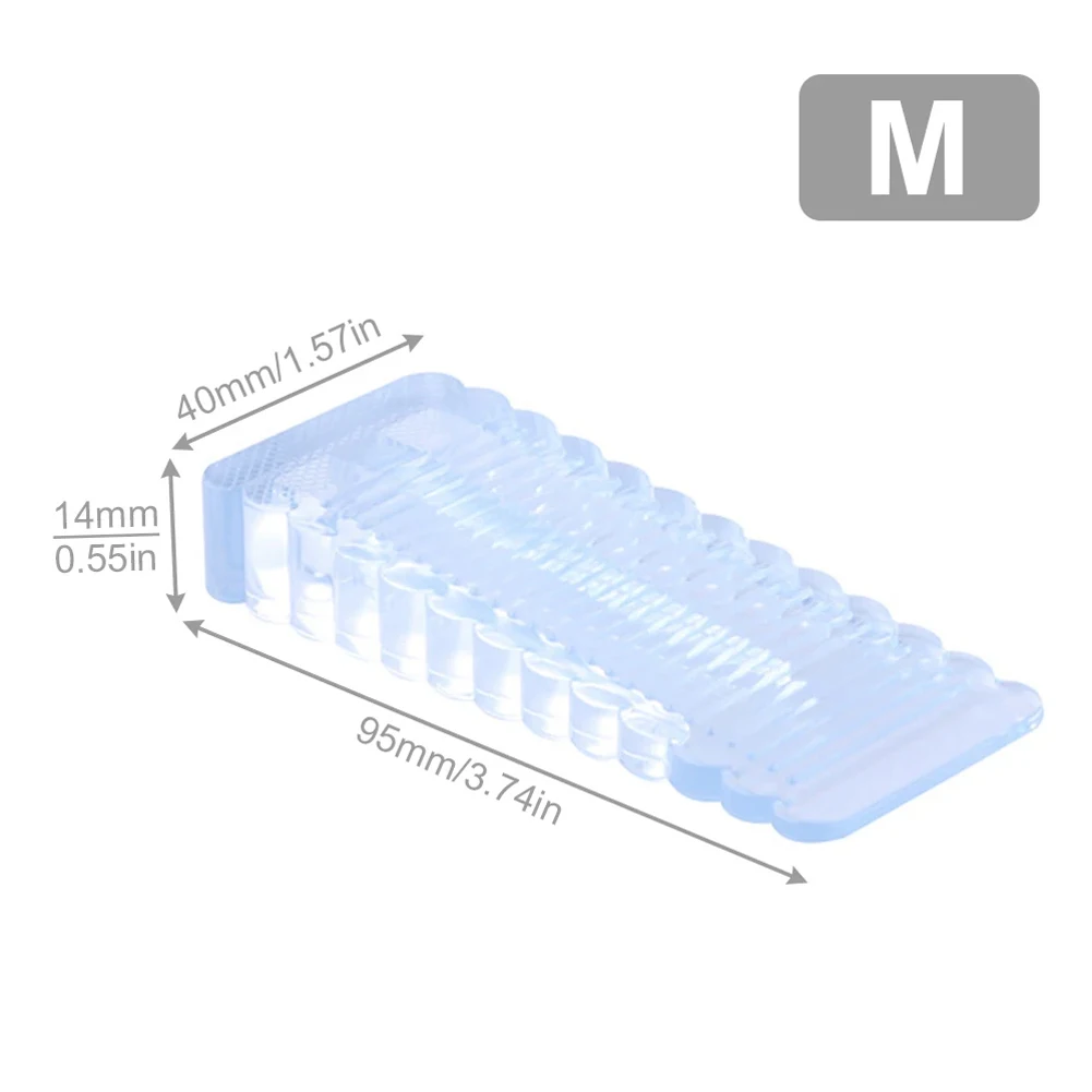 

New Practical Safety Door Stopper Door Stop Silicone Anti Collision Bedroom Easy Installation Rubber Apartment