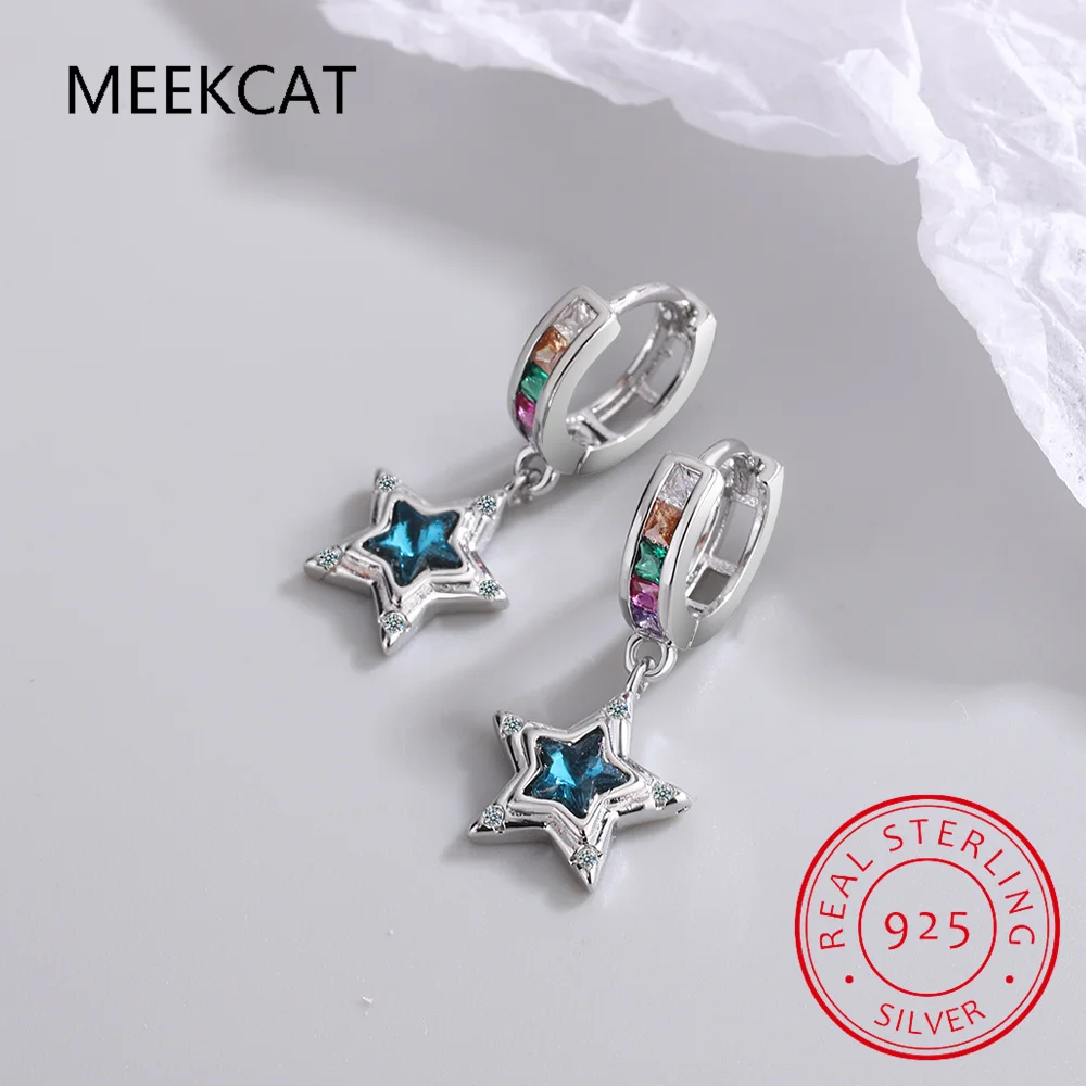 Arete De Unicornio Para Niñas, Hipoalergénicos De ópalo De Fuego, Plata De Ley ARSKRO S925 Con