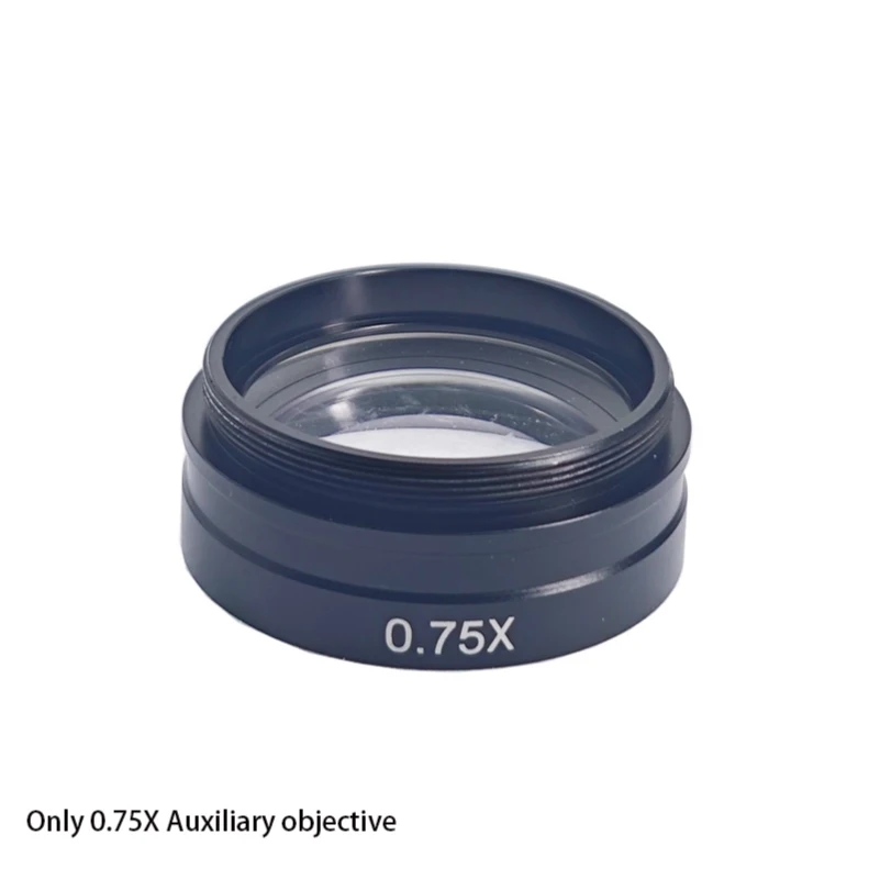 랩선 0.3X 0.5X 0.75X 2X M42 42mm 바로우 유리 보조 렌즈 산업용 현미경 카메라 C-마운트 10A 렌즈