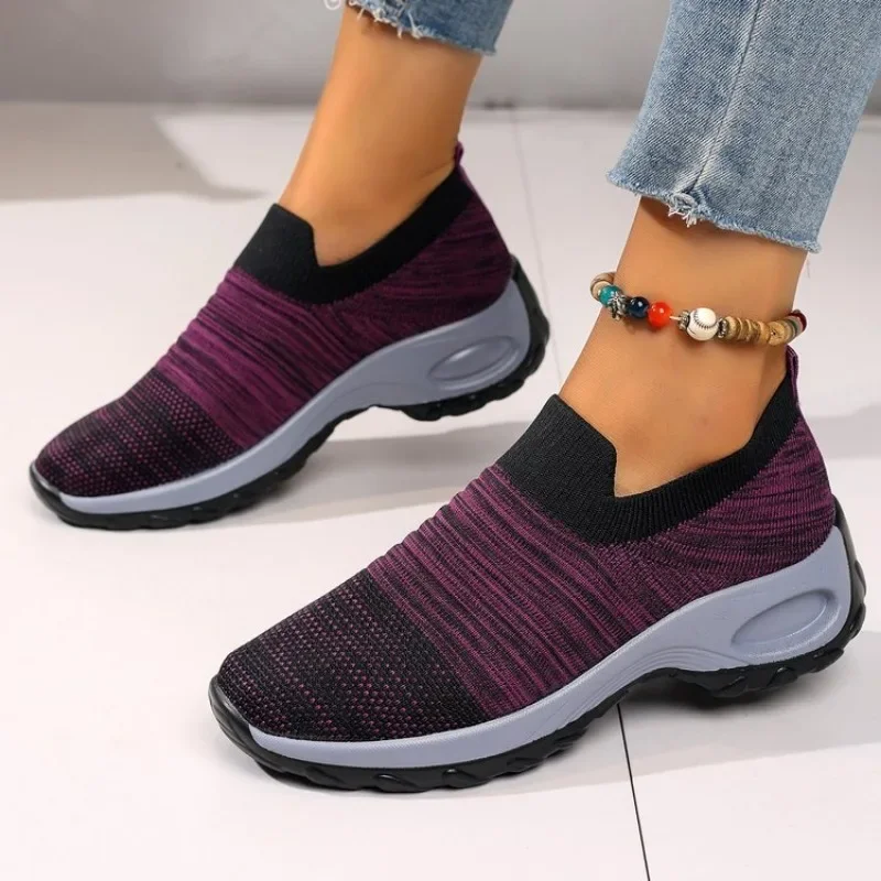 

Кроссовки женские сетчатые дышащие, удобная повседневная обувь для бега, черные, Студенческая обувь, 2023
