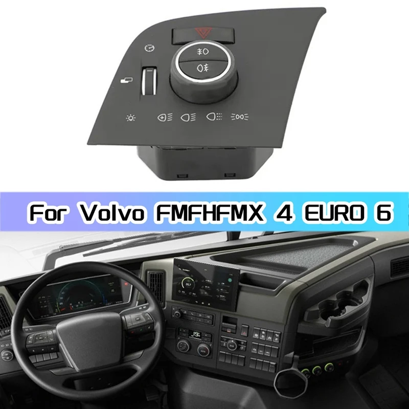 

Truck Light Switch Control Panel Light Combination Switch 21762237 22154311 For Volvo FM/FH/FMX 4 EURO 6 Replacement