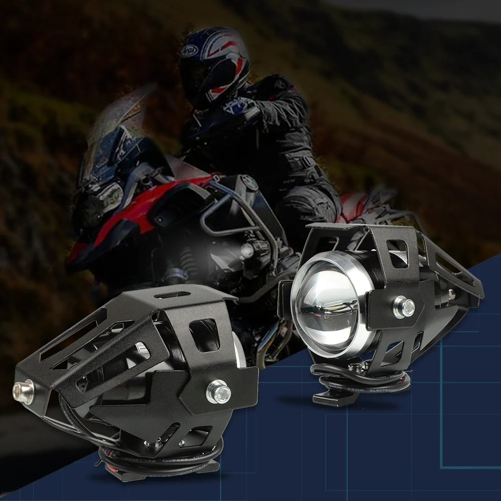 Universal Motorcycle LED Light U5 12V Auxiliary Lamp Driving headlight DRL Fog Light For BMW R1200RT S1000R F800GT Accessories Universal Motorcycle LED Light U5 12V Auxiliary Lamp Driving headlight DRL Fog Light For BMW R1200RT S1000R F800GT Accessories