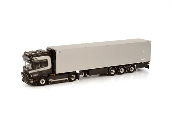 

Model Toy WSI 1:50 Scale Sca-nia R4 4X2 Tractor Refrigerated,Cold Chain Container Delivery Truck Diecast Toy Model Gift 01-3887