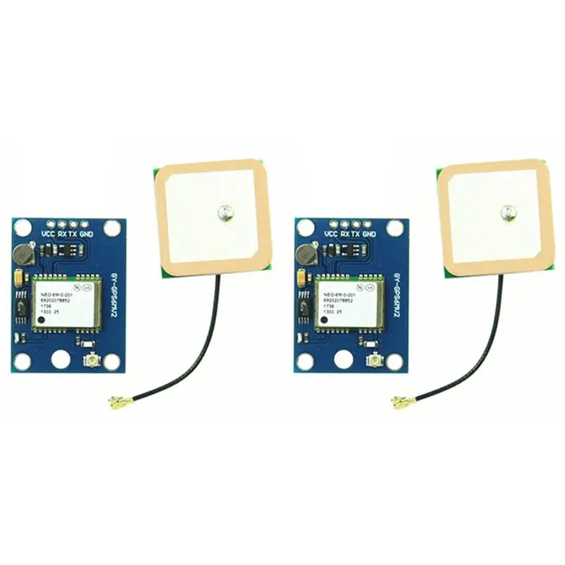 2X GY-NEO-6MV2 NEO-6M GPS 모듈(비행 제어 EEPROM MW..