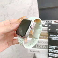 Premium Silicone Business Sports Watch Replacement Band - 42mm series 3 2 1 (Soft Mint)
