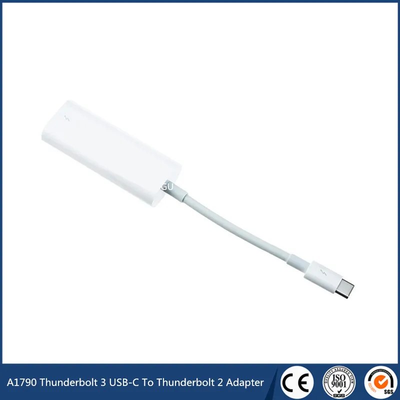 

Оригинальный адаптер A1790 с интерфейсом Thunderbolt 3 и интерфейсом Thunderbolt 2 для Apple, кабель конвертера, белый MMEL2, официально протестированный, 100% рабочий